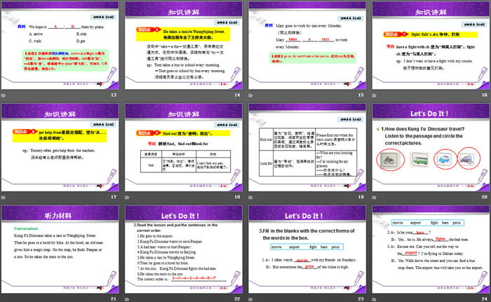 图片[3]-《Let’s Go to the Movie Theatre!》Let’s Go! PPT教学课件-第一PPT