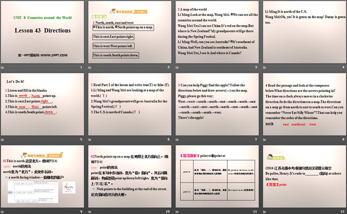 图片[2]-《Directions》Countries around the World PPT课件-第一PPT