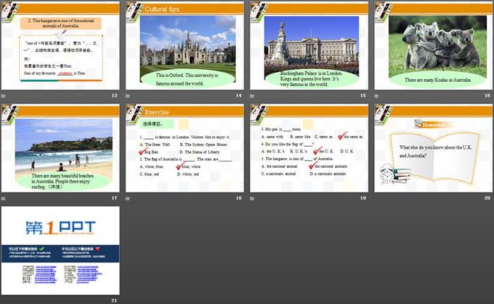 图片[3]-《The U.K.and Australia》Countries around the World PPT-第一PPT