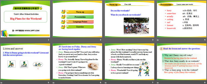 图片[2]-《Big Plans for the Weekend》After-School Activities PPT教学课件-第一PPT