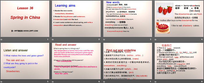 图片[2]-《Spring in china》Seasons PPT课件-第一PPT