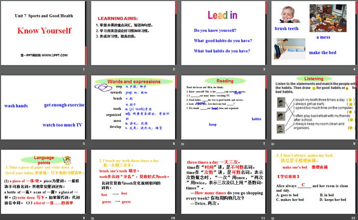 图片[2]-《Know Yourself》Sports and Good Health PPT-第一PPT