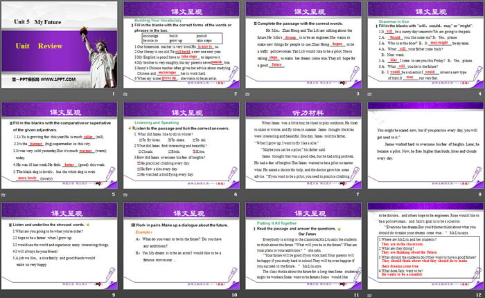 图片[2]-《Review》My Future PPT-第一PPT