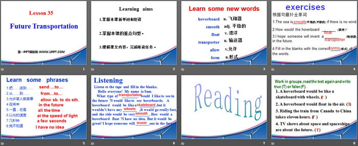 图片[2]-《Future Transportation》Go with Transportation! PPT教学课件-第一PPT