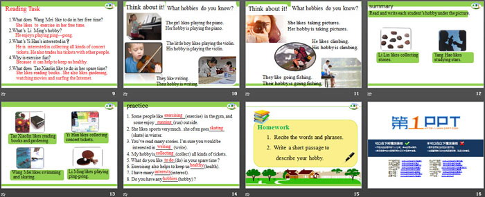 图片[3]-《What’s Your Hobby?》Enjoy Your Hobby PPT教学课件-第一PPT