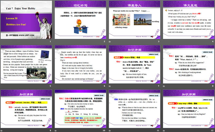 图片[2]-《Hobbies Are Fun!》Enjoy Your Hobby PPT免费下载-第一PPT