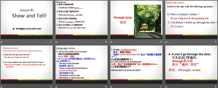 图片[2]-《Show and Tell!》Enjoy Your Hobby PPT课件-第一PPT