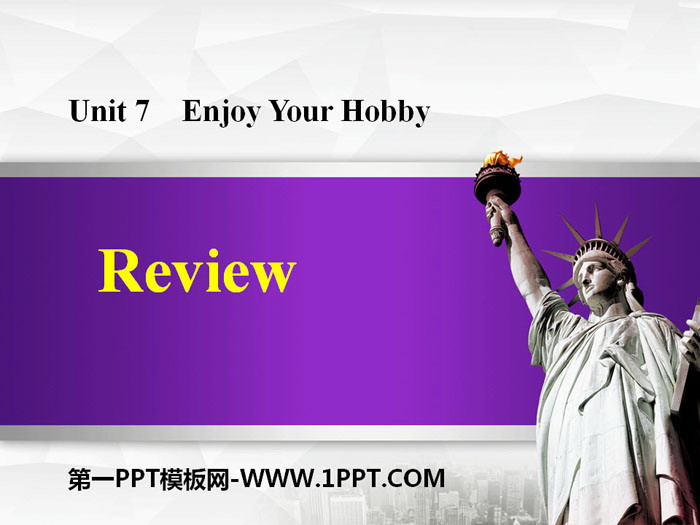 图片[1]-《Review》Enjoy Your Hobby PPT-第一PPT