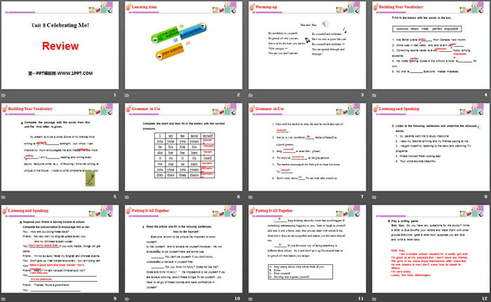 图片[2]-《Review》Celebrating Me! PPT-第一PPT