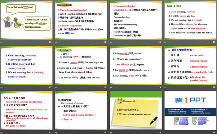 图片[3]-《How’s the weather》Spring Is Coming PPT下载-第一PPT
