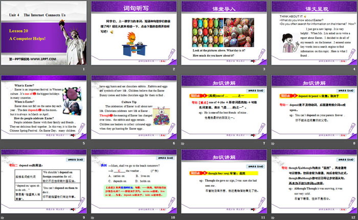 图片[2]-《A Computer Helps!》The Internet Connects Us PPT教学课件-第一PPT