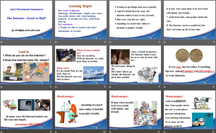 图片[2]-《The Internet-Good or Bad?》The Internet Connects Us PPT教学课件-第一PPT