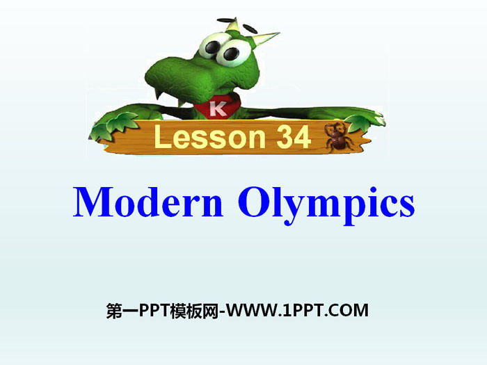 图片[1]-《Modern Olympics》Be a Champion! PPT课件-第一PPT