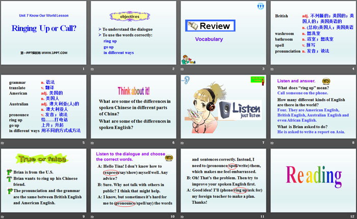 图片[2]-《Ring Up or Call?》Know Our World PPT-第一PPT