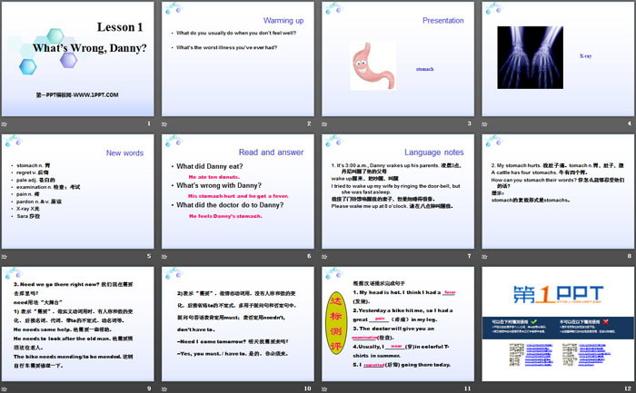 图片[2]-《What’s wrong,Danny?》Stay healthy PPT教学课件-第一PPT