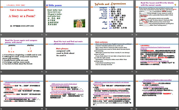 图片[2]-《A Story or a Poem?》Stories and Poems PPT-第一PPT
