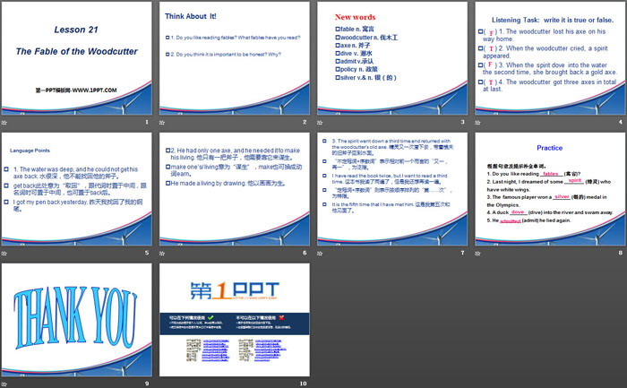 图片[2]-《The Fable of the Woodcutter》Stories and Poems PPT教学课件-第一PPT