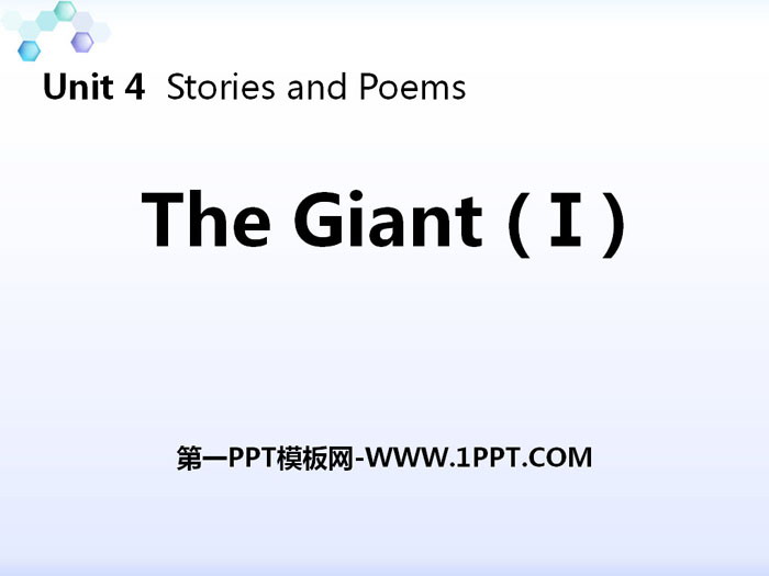 图片[1]-《The Giant(I)》Stories and Poems PPT免费课件-第一PPT