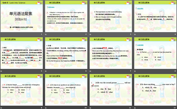 图片[2]-《单元语法聚焦》Look into Science! PPT-第一PPT