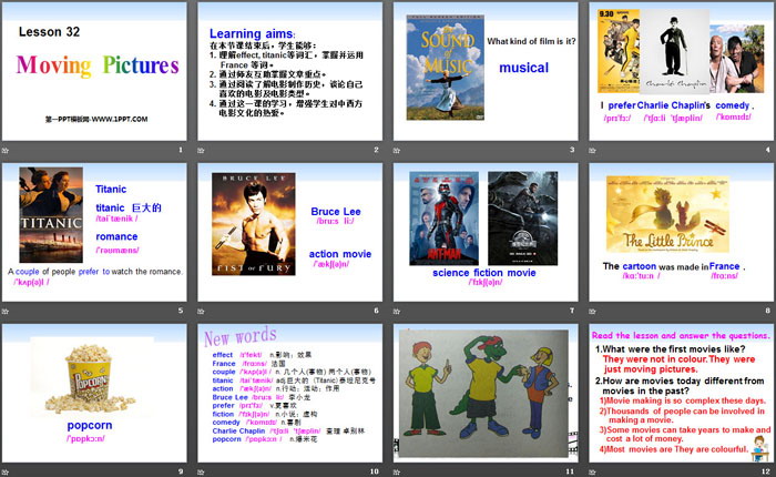 图片[2]-《Moving Pictures》Movies and Theatre PPT-第一PPT