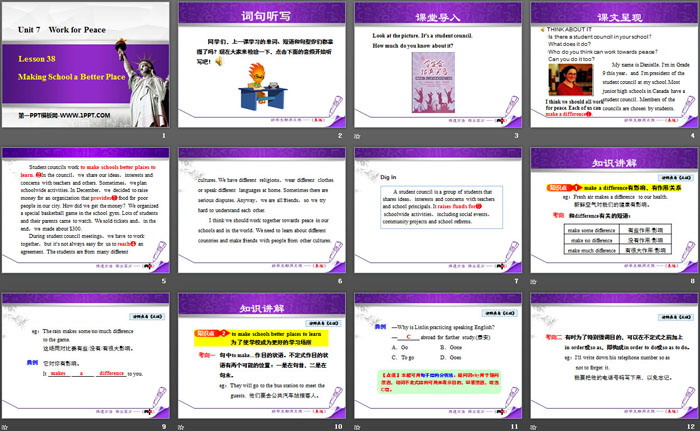 图片[2]-《Making School a Better Place》Work for Peace PPT下载-第一PPT
