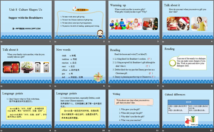 图片[2]-《Supper with the Bradshaws》Culture Shapes Us PPT课件-第一PPT
