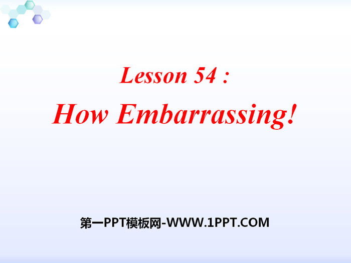 图片[1]-《How Embarrassing!》Communication PPT下载-第一PPT