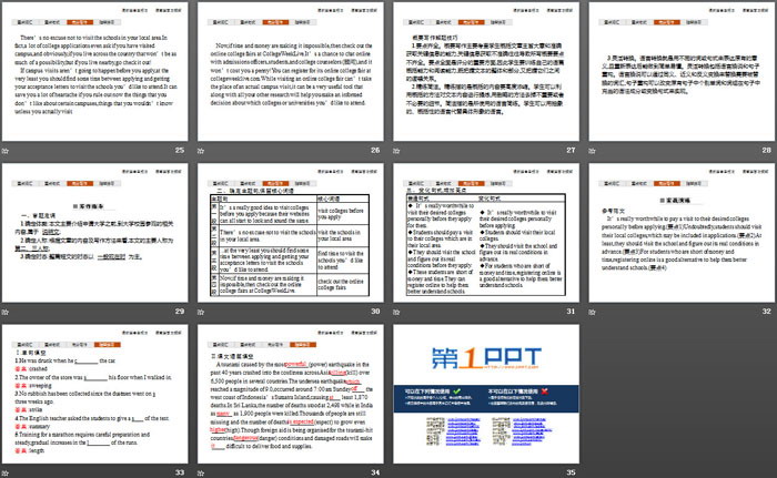 图片[4]-《Natural Disasters》Reading for Writing-第一PPT