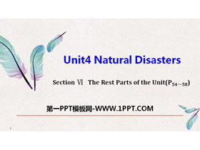 《Natural Disasters》The Rest Parts of the Unit PPT-第一PPT