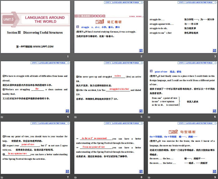 图片[2]-《Languages Around The World》Discovering Useful Structures PPT课件-第一PPT