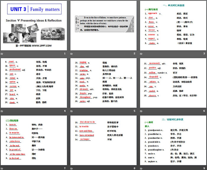 图片[2]-《Family matters》Section V PPT课件-第一PPT
