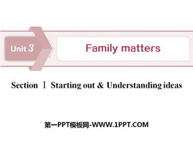 《Family matters》Section ⅠPPT下载-第一PPT