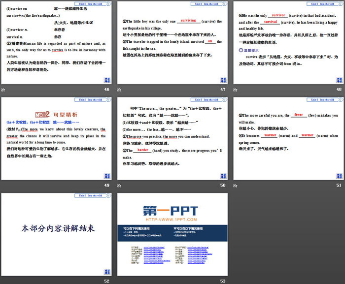 图片[7]-《Into the wild》Section ⅠPPT下载-第一PPT