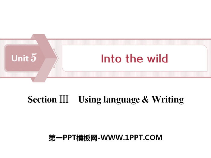 图片[1]-《Into the wild》Section ⅢPPT下载-第一PPT