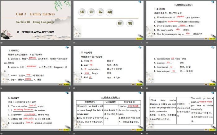 图片[2]-《Family matters》Section ⅢPPT教学课件-第一PPT