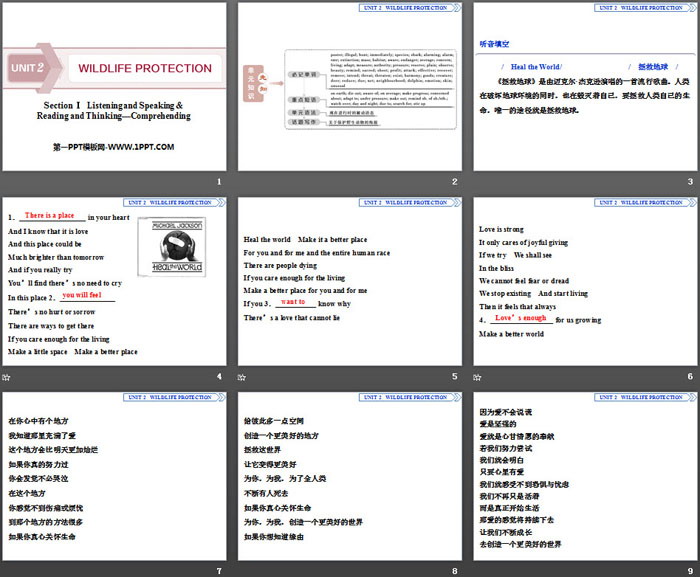 图片[2]-《Wildlife Protection》SectionⅠ PPT-第一PPT