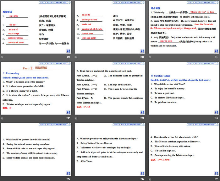 图片[4]-《Wildlife Protection》SectionⅠ PPT-第一PPT