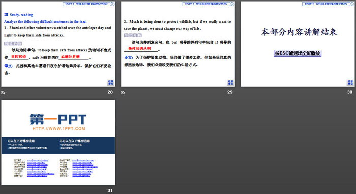 图片[5]-《Wildlife Protection》SectionⅠ PPT-第一PPT
