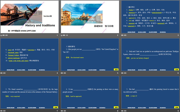 图片[2]-《History and traditions》SectionⅢPPT-第一PPT