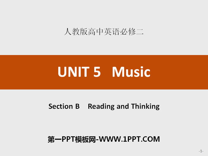 图片[1]-《Music》SectionB PPT-第一PPT