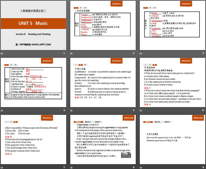 图片[2]-《Music》SectionB PPT-第一PPT