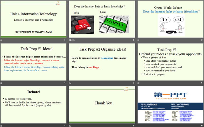 图片[2]-《Information Technology》Lesson3 Internet and Friendships PPT-第一PPT