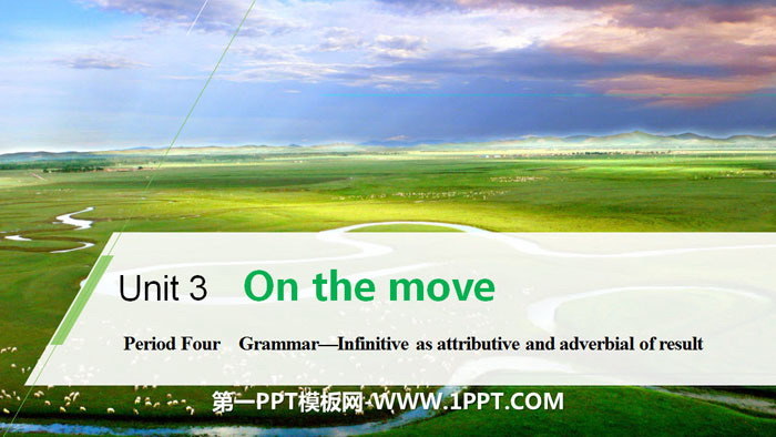 图片[1]-《On the move》Period Four PPT-第一PPT