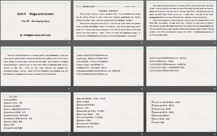 图片[2]-《Stage and screen》PartⅢ PPT-第一PPT