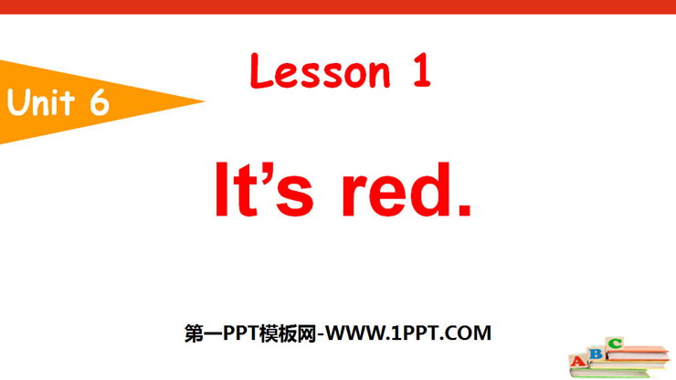 图片[1]-《It’s Red》Colours PPT课件-第一PPT