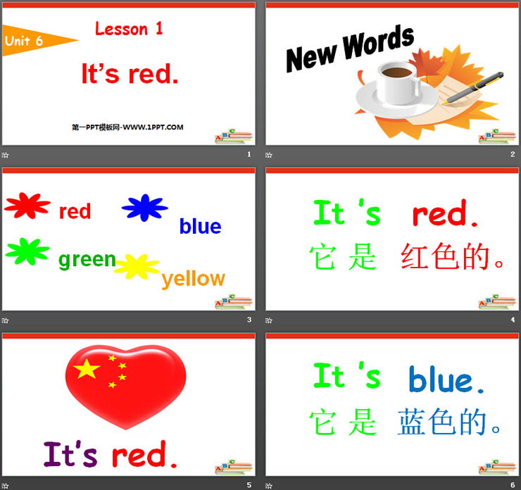 图片[2]-《It’s Red》Colours PPT课件-第一PPT