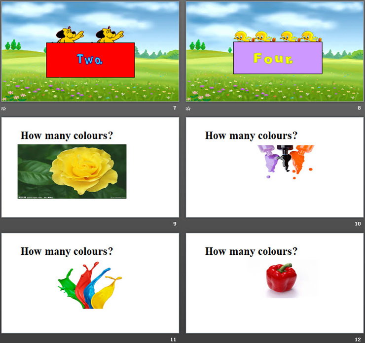 图片[3]-《How Many Colours》Numbers PPT课件-第一PPT