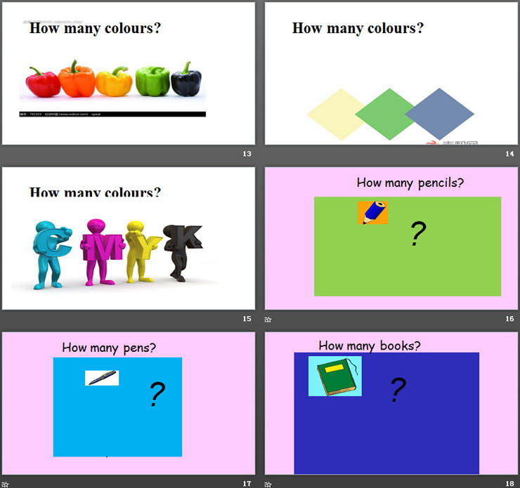 图片[4]-《How Many Colours》Numbers PPT课件-第一PPT