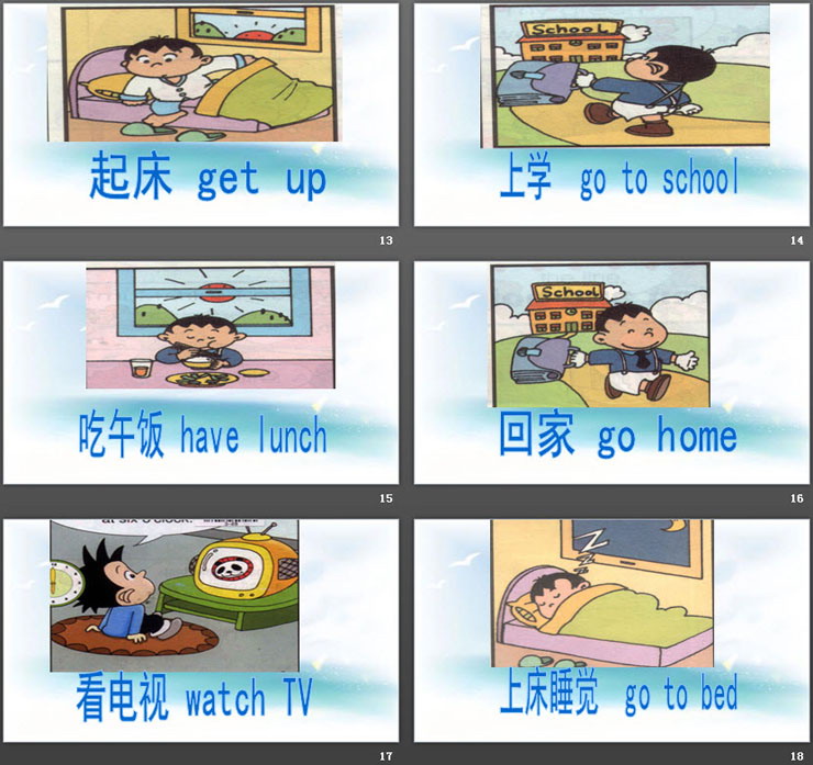 图片[4]-《I get up at seven》Time PPT课件-第一PPT