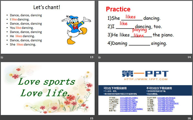 图片[4]-《She likes dancing》Hobbies PPT-第一PPT